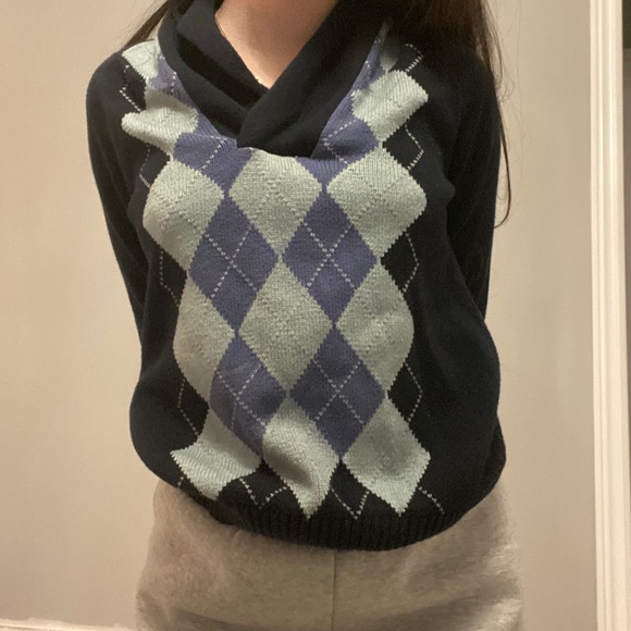 Tommy Hilfiger Argyle sweater - Picture 3 of 6